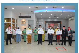 Semarak HUT Ke-76 RI, BRI Kanwil Surabaya beri beasiswa 100 anak nakes