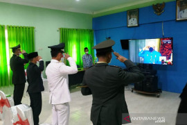 Wabup dan Forkopimda Ikuti peringatan HUT ke-76 RI secara virtual