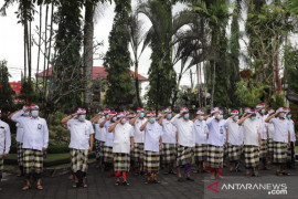 Gianyar peringati HUT ke-76 Kemerdekaan RI dengan peserta terbatas