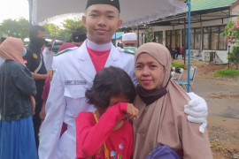 Sejak TK Jimmy ingin jadi anggota Paskibra Tanah Laut