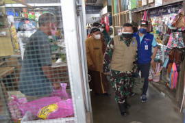 Satgas COVID-19 Pusat tinjau Pasar Sleman Unit I dan RSUD Sleman