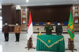 Sekda Langkat Lantik Dameka dan Zulfiana