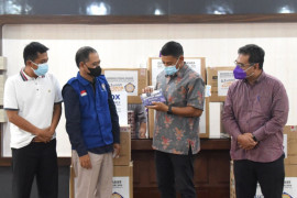 Bantuan masker untuk Pemkot Kediri terus berdatangan