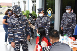 Lantamal XII Pontianak gelar vaksinasi tahap kedua
