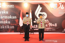 Sekda Bali: Pramuka jadi garda terdepan penerapan prokes