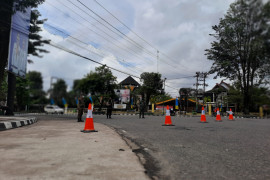 Wakapolda Jambi mengecek pos penyekatan PPKM Level 4 di perbatasan