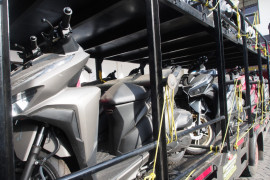 Puluhan unit sepeda motor diamankan dari tiga penadah di Jatim