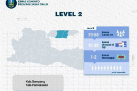 Satgas COVID-19 Jatim: Sampang dan Pamekasan masuk PPKM level 2