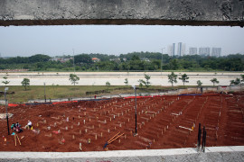 Makam rawan longsor, 38 jenazah COVID 19 dipindahkan