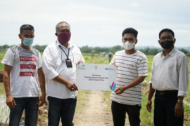 Bantu petani, PLN bangunan Talud dan Jalan
