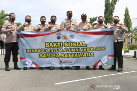 Alumni Akpol 2000 Batalyon Sanika Satyawada gelar vaksinasi massal gratis