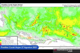 Hujan lebat guyur sebagian wilayah Indonesia