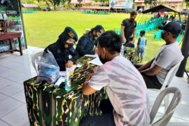 Brimob Gorontalo gelar vaksinasi COVID-19 secara massal