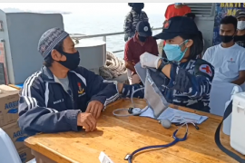 Sasar vaksinasi warga pulau, Lanal Banten kerahkan kapal perang