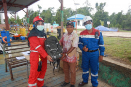 BPBD dan Pertamina RU VII Sorong latihan kebencanaan di tengah COVID-19