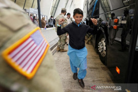 1.400 pengungsi dari Afghanistan berada di pangkalan Qatar