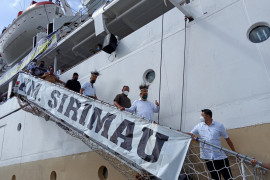 Menteri Airlangga dan Menteri Agus Gumiwang tinjau isoter kota Sorong