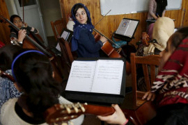 "Suara kesunyian"  orkestra perempuan Afghanistan