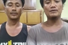 Satreskrim Polres Langkat amankan dua pemalak yang diviralkan di media sosial