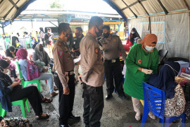 Dorong percepatan vaksinasi, Polres Limapuluh Kota kembali gelar vaksinasi massal