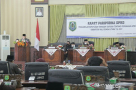 Pemkab-DPRD  sahkan APBD-P 2021