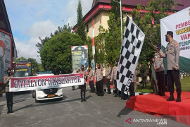 Kapolda Kalteng berangkatkan 24 tim Batalyon Vaksinator
