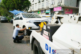 Dishub DKI siagakan mobil derek di sejumlah lokasi saat demo di DPR