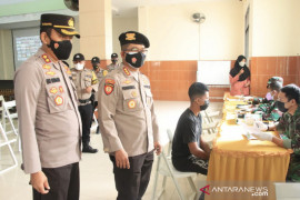 Polresta Samarinda gelar vaksinasi Merdeka di Gereja Santo Lukas