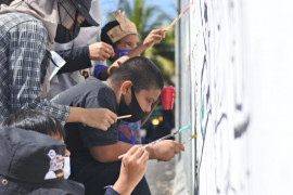 Edi Kamtono dukung kreativitas anak muda melalui karya mural