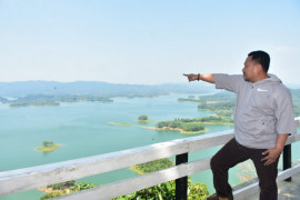 Jelang kunjungan Sandiaga Uno, Bupati Kampar tinjau persiapan Desa Wisata