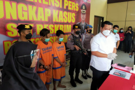 Dua pelaku begal bersenjata tajam di Sidoarjo dibekuk polisi
