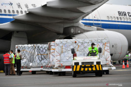 Sebanyak 1,8 juta vaksin tiba di  Indonesia