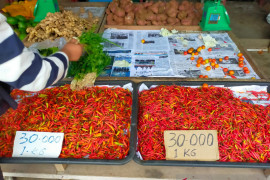 Harga cabai di Nunukan  turun drastis