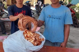 Komplotan pencuri kabel listrik diamankan Polres Simalungun