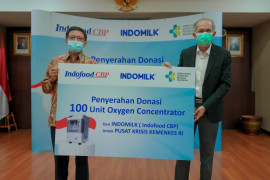 Pusat Krisis Kesehatan Kemenkes dapat bantuan  oksigen "concentrator"
