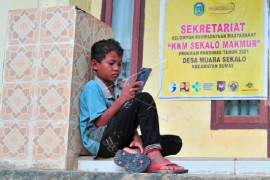 Akses internet gratis di kantor desa