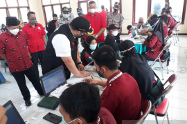 PDIP Kabupaten Kediri gelar vaksinasi massal