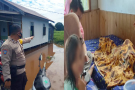 Banjir telan seorang balita di Palangka Raya