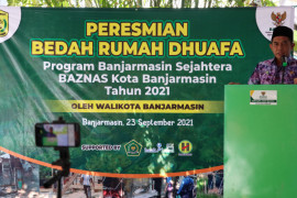 UPZ Bank Kalsel dan Baznas bantu bedah rumah dhuafa