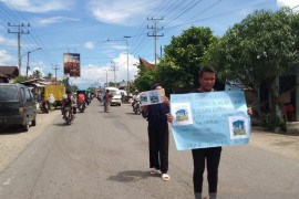 PNNB gelar aksi seribu koin untuk Sahadah Siregar korban kebakaran Sipirok