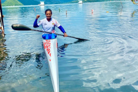 Atlet dayung Vany Ibo bangga PON XX digelar di Papua
