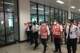 Menhub tinjau pengoperasian jalur layang Stasiun Manggarai