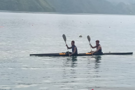 Dayung Papua Barat turun pertama di tiga nomor PON XX Papua