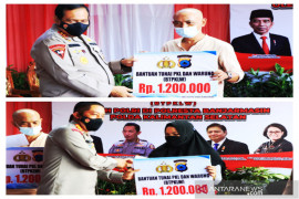 Polresta Banjarmasin fasilitasi bantuan tunai warga terdampak PPKM