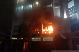 Ruang laboratorium manufaktur Teknik Industri FT UB Malang terbakar