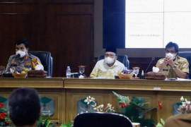 Kapolres Binjai rapat kordinasi penanganan COVID-19