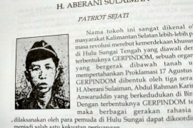 H Aberani Sulaiman usul nama Jembatan Alalak I Batola Kalsel