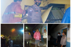 Dua rumah warga di Sibolga diterjang longsor