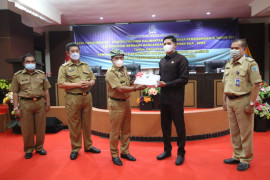 Rapat Paripurna Rancangan Perubahan KUA-PPAS dan APBDP 2021 Kaltara