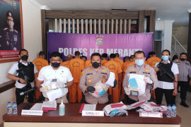 Polres Meranti ungkap 11 kasus narkoba dan tangkap 23 tersangka